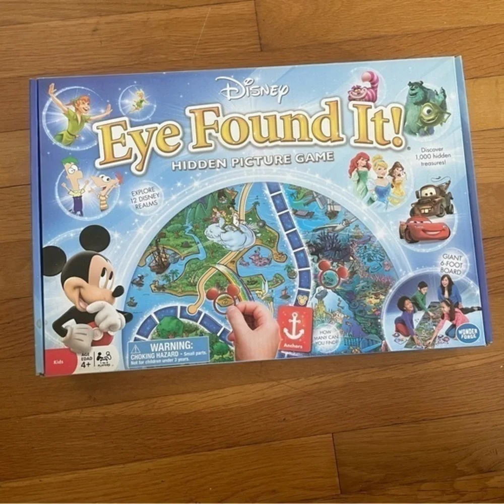 Disney Hidden Picture Game Giant Board Age 4+ Family Fun Night